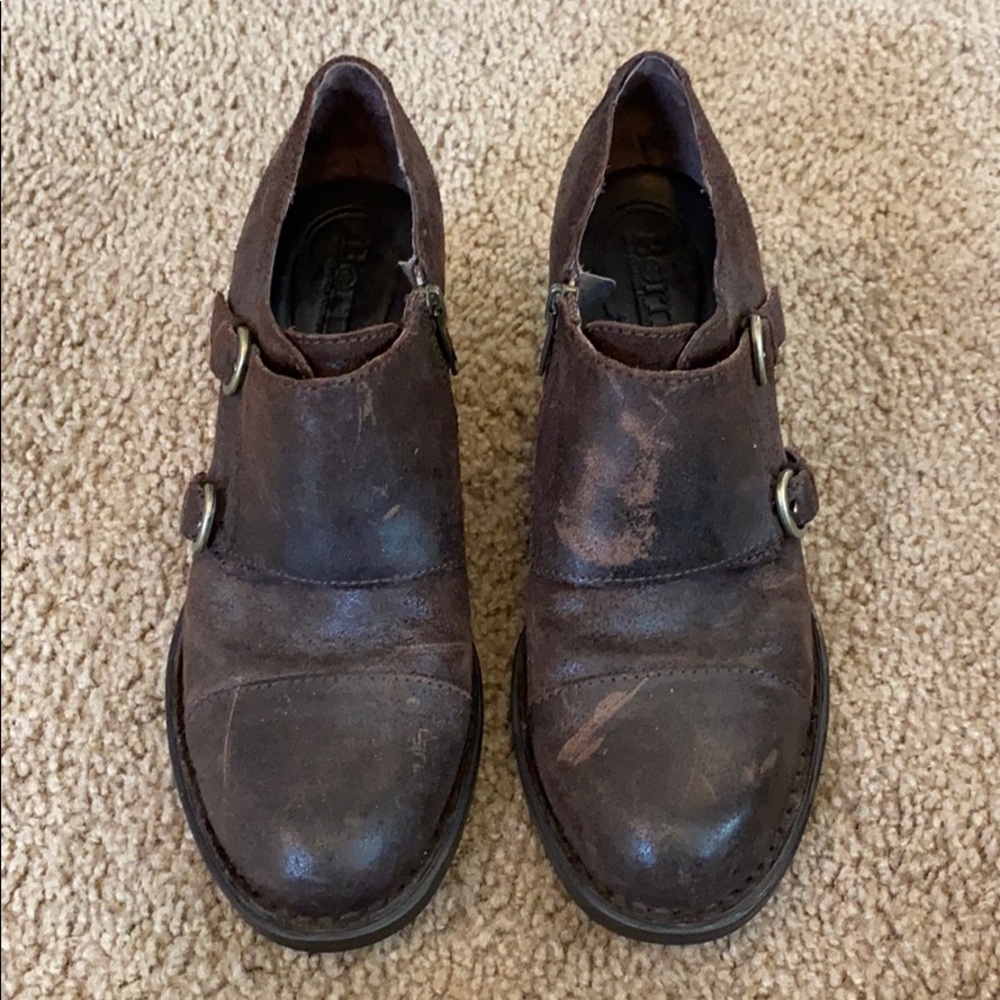 Born booties size 7.5 m worn just a few times